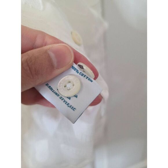 Danielle rollins Elsie Shirt in Fil Coupe $396 Sz S - Picture 10 of 11